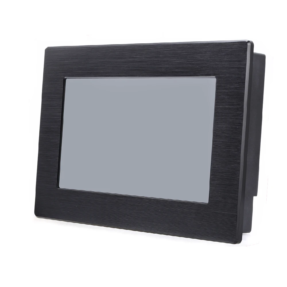 7 inch HMI panel pc with most PLCs support for small manufacturing machines