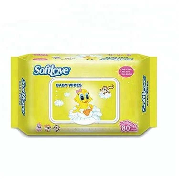 
Softlove china wholesale custom disposable natural comfort baby wet wipes 