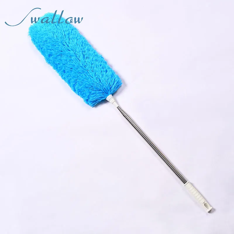 Long Magic Telescopic Handle Extendable Cobweb Brush Washable Feather Duster
