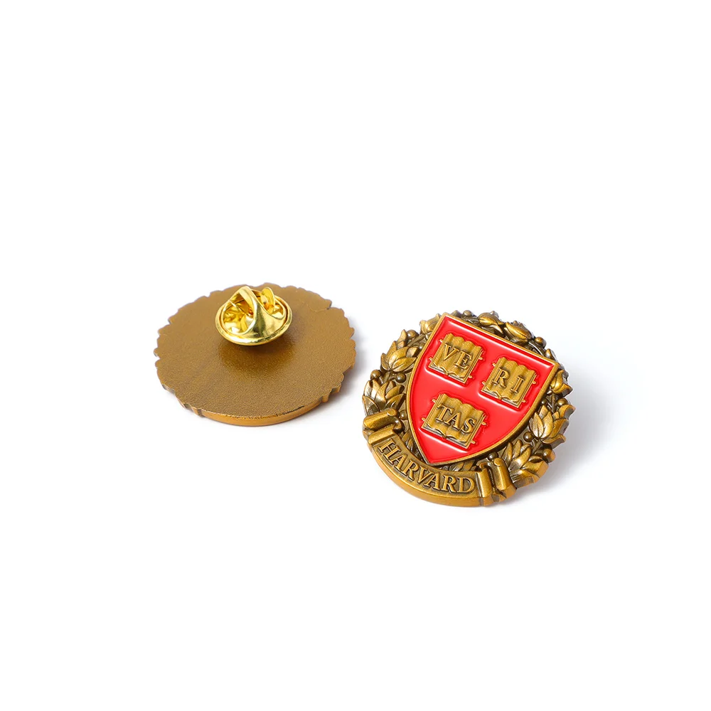 Производитель персонализированные окрашенные металлические значки с логотипом школьные эмалевые