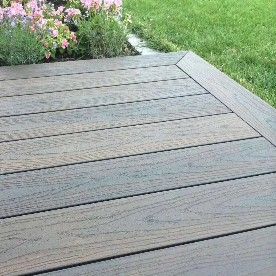 deck outdoor modern co extrusion sliding pool wpc wood composite decking flooring
