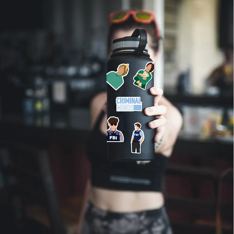 Personalized Graffiti Decorative Die Cut Stickers Waterproof PVC Water Bottle Stickers Reusable Adhesive DIY Stickers