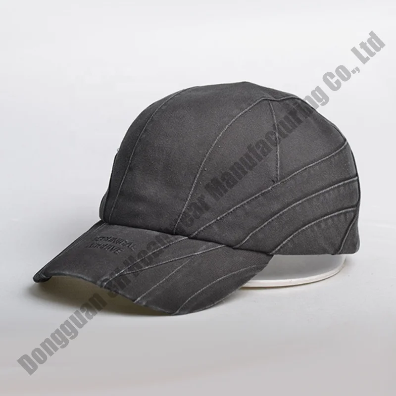 Unstructured Vintage Cotton 6 Panel Distressed Sports Adjustable Baseball Caps Custom Embroidery Logo Washed Dad Hats