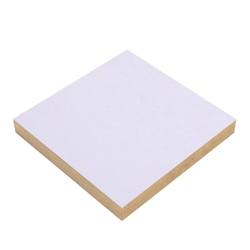 wholesale 4mm white melamine faced mdf bedroom board double laminated mdf 18mm