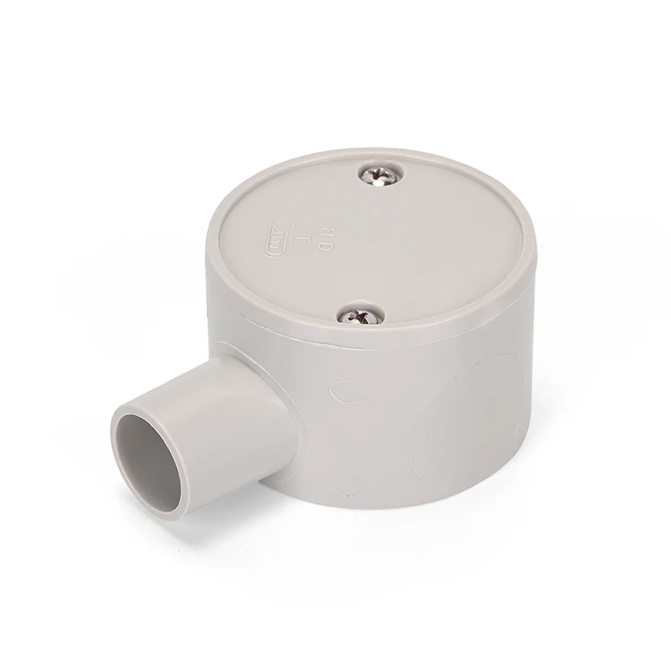 AS/NZS 2053 1Way 20mm, 25mm Shallow PVC Junction Box