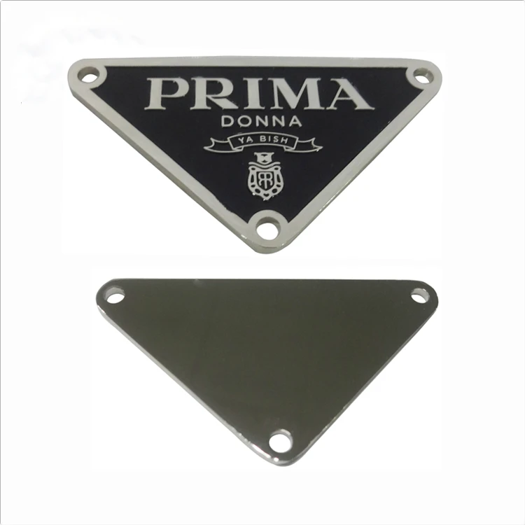 quality wholesale custom metal sewing label with Karon