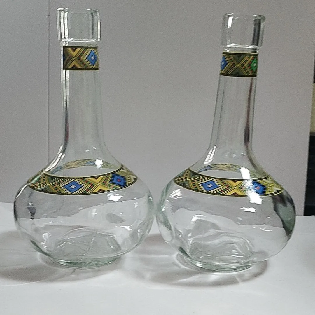 2022 Hot sale glass Berele for Eritrean Tej telet