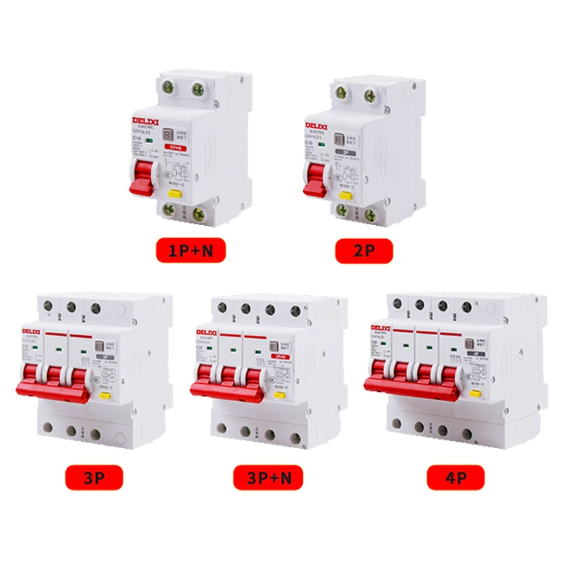 2P Electric Power Switch Industrial Follower Small DZ47SLES Circuit Circuit Short -circuit Protective Protective Router
