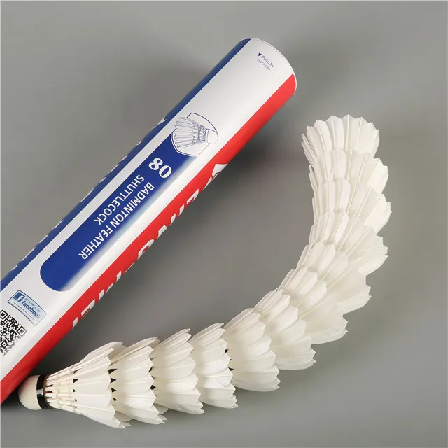 Cheap Factory Price Lingmei Brand Shuttles Goose Feather Badminton Shuttlecock For Tournament