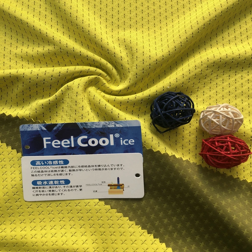 Cross Mesh 2022 Hot Sale Knitted Quick Dry Breathable Nylon Polyester Blended Jersey Knit Fabric