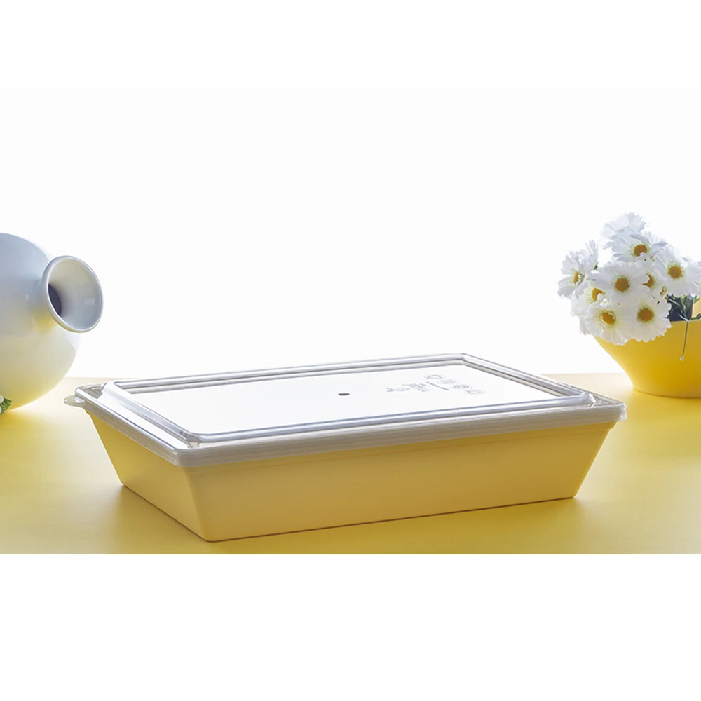 Kitchen Food Container Polypropylene Plastic Durable Sandwich Bread Food Container Box Safe Storage Lunch Box
