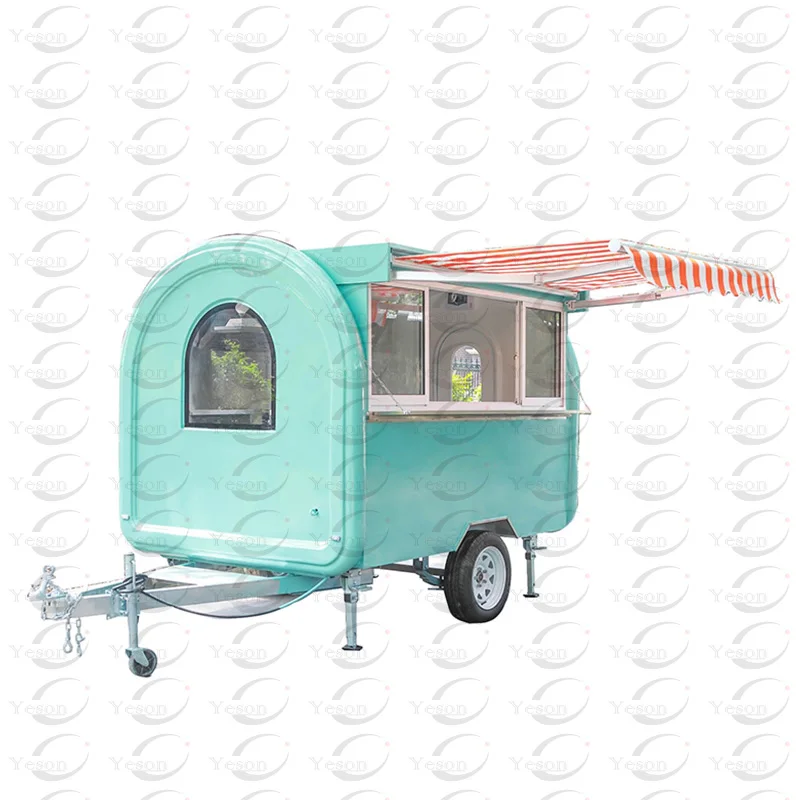 Лидер продаж, кофейник, наружный, полностью оборудованный, для хот-догов, концессионный трейлер для еды