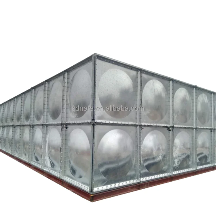 12 months warranty hot galvanized water tank 10m3 for drinking water