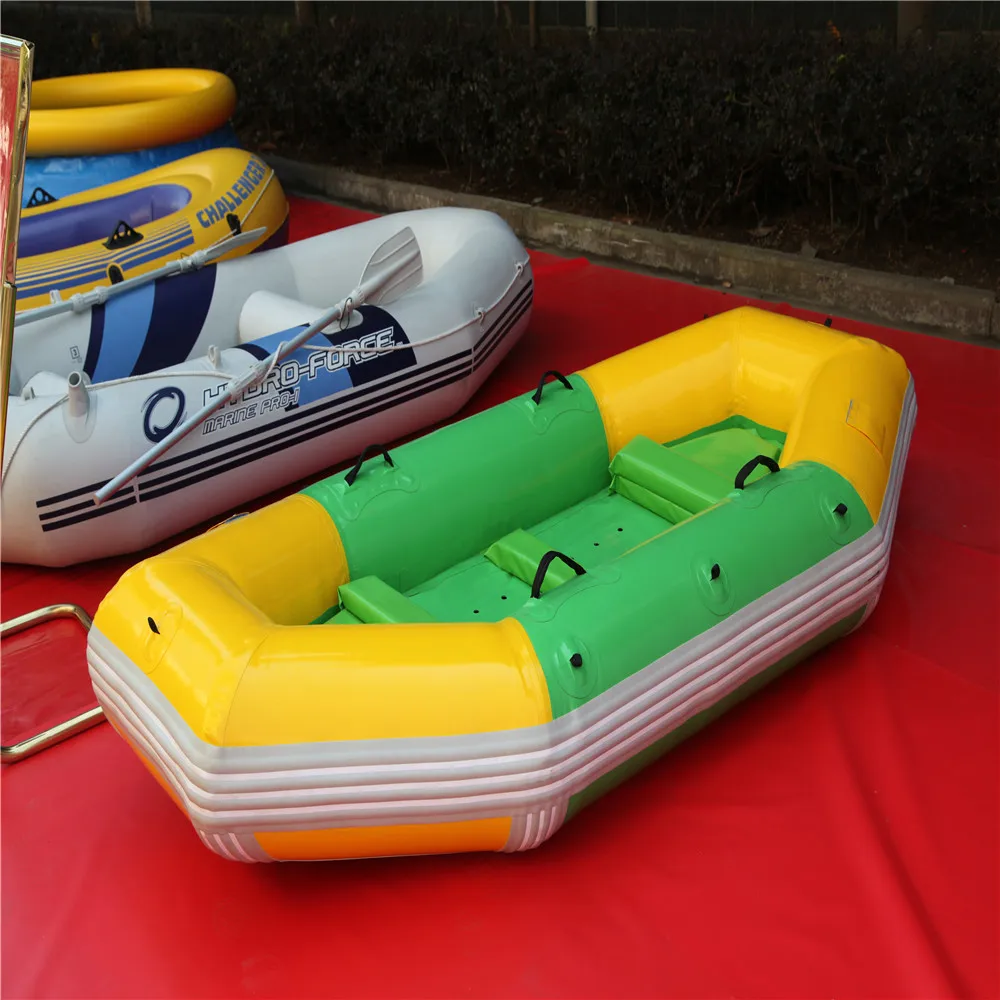 Factory Selling 9.5ft 4Person PVC Whitewater Inflatable River Rafting Boat