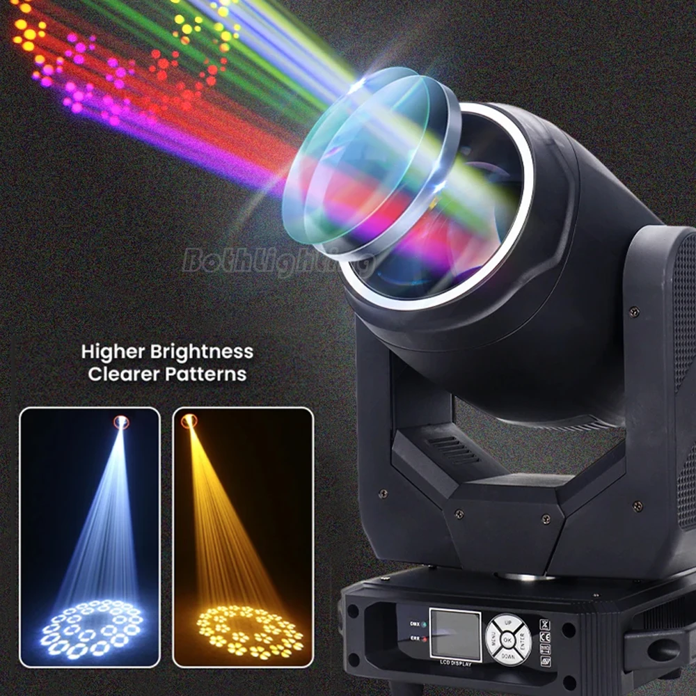 BOTH Lighting Sharpy Beam 200W LED DJ Party Disco Moving Head Light Party Event Stage Effects Spotlighting Light Wedding Club