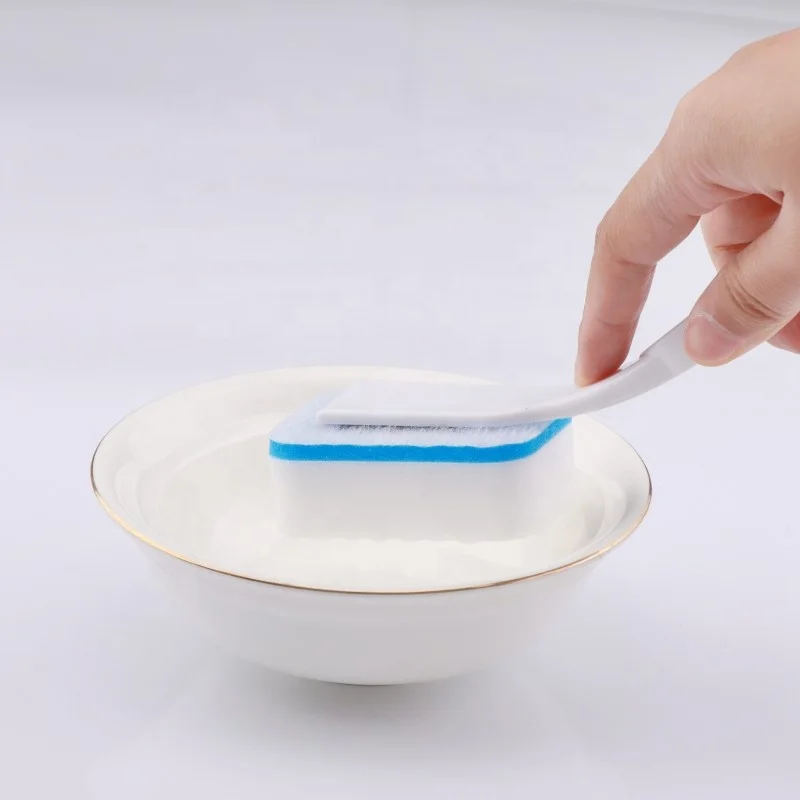 Best Home Cleaning Products Wall Tile Cleaning Magic Sponge Brush With Handle