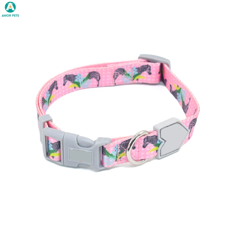 Оптовые воротники печать Рабочая Собака головы тренер пряжки на заказ ошейник для домашних животных
