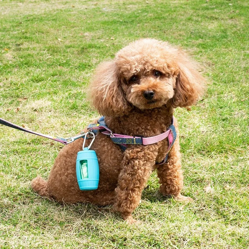 2024 new design Pet cleaning supplies garbage bin dog toilet pill dispenser portable toilet dog garbage bag manufacturer