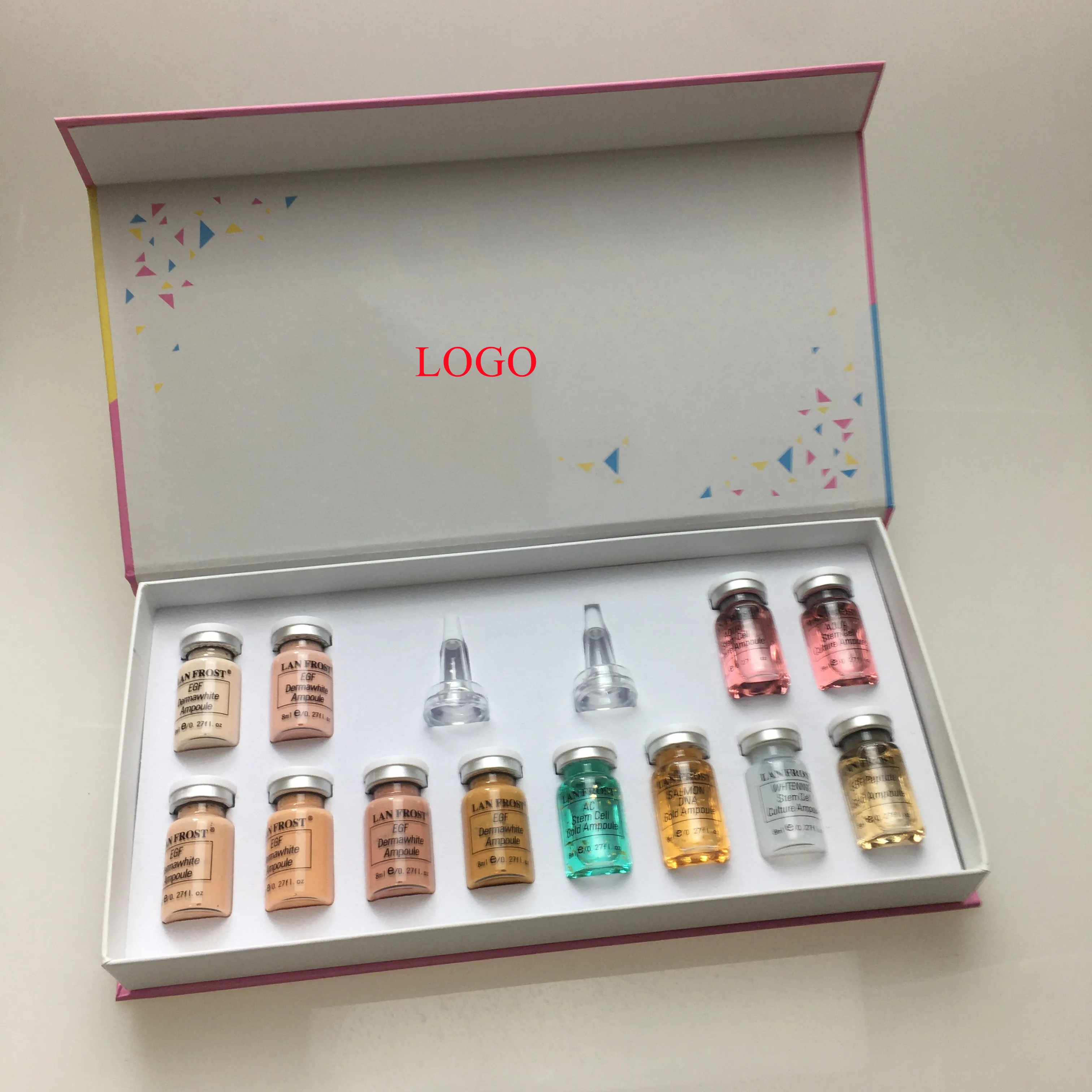 Lenore Lanfrost Face Serum BB Starter Kit Semi Permanent Cream Gloss Meso Derma Mix Dermawhite BB Foundation Treatment