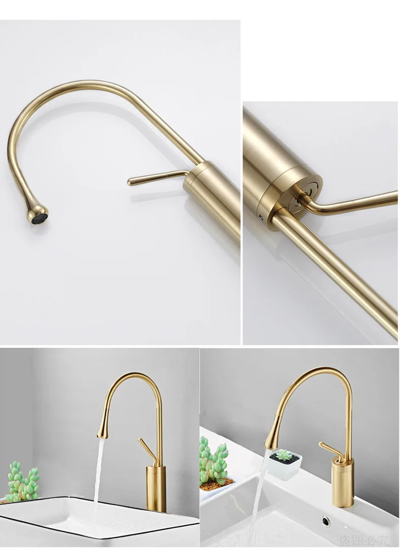 Modern New Design Black Basin Tap Bath Faucet With Single Pole Bar