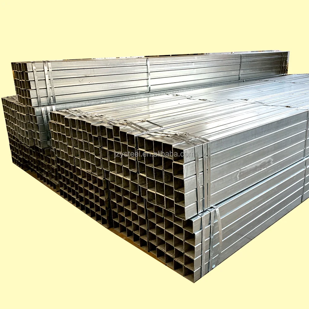 Wholesale Cheap Price Galvanized Galvanized Hollow Section Square Rectangular Steel Tube Steel Pipe Square