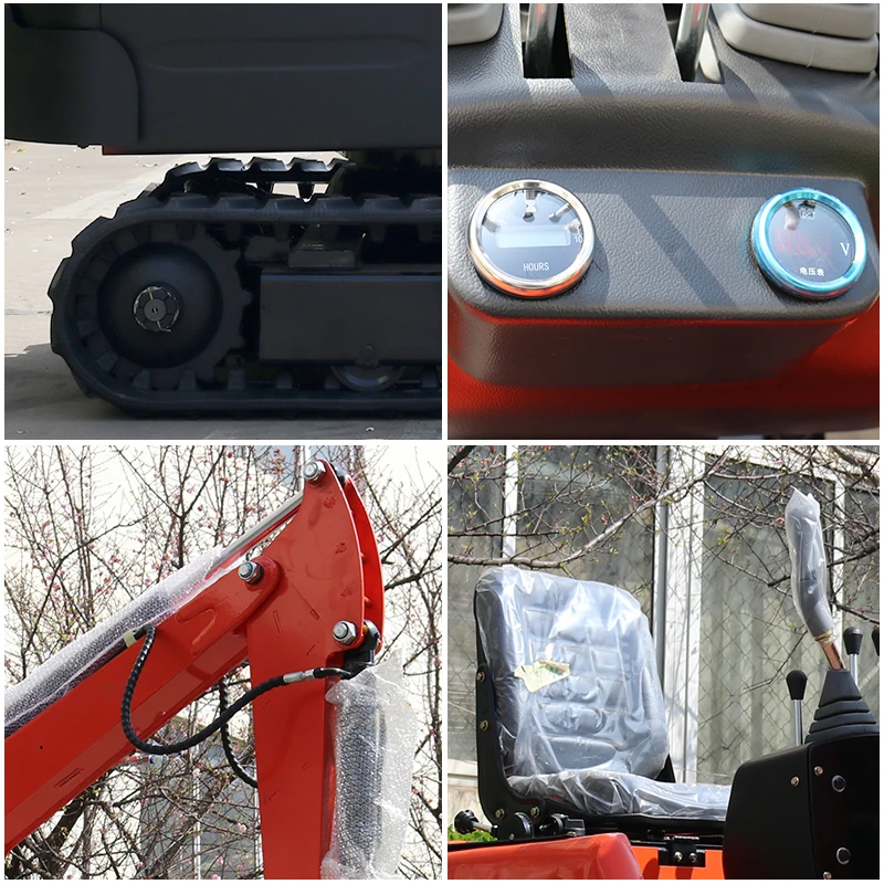 Free Shipping EPA Euro 5 1.8Ton Mini Excavator with Free after Sale Farm Used Crawler Excavator 1Ton Operating Weight