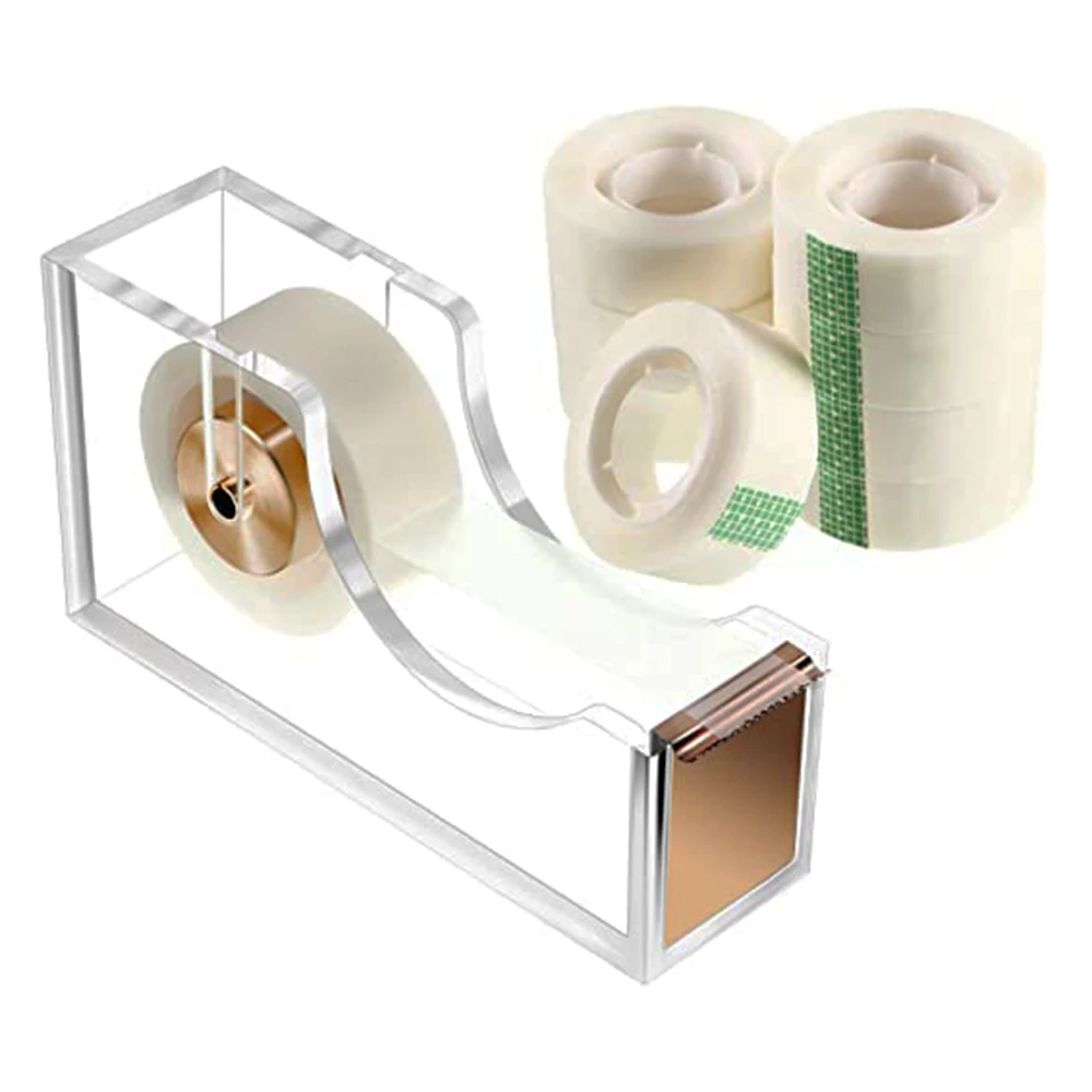 Heat paint office mini cute cello paper water acrylic tape dispenser