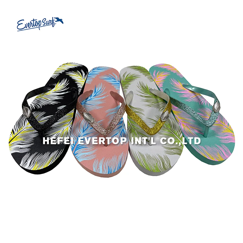 Fashion non-slippery casual summer slippers flip-flops slippers custom outdoor beach slippers