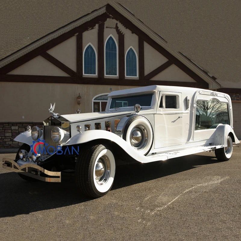 New high quality Long-distance travel 5kW large motor vintage hearse/retro coffin car/funeral supplies hearse for sale