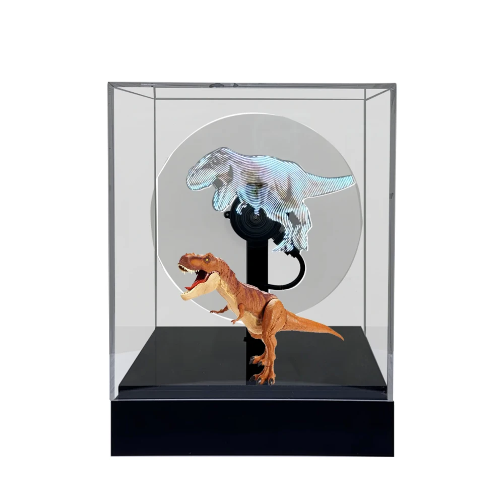 Indoor Holographic Fan Action Figure Removable Display Case Hologram Equipment 3D Fan Hologram for Store Shop Home