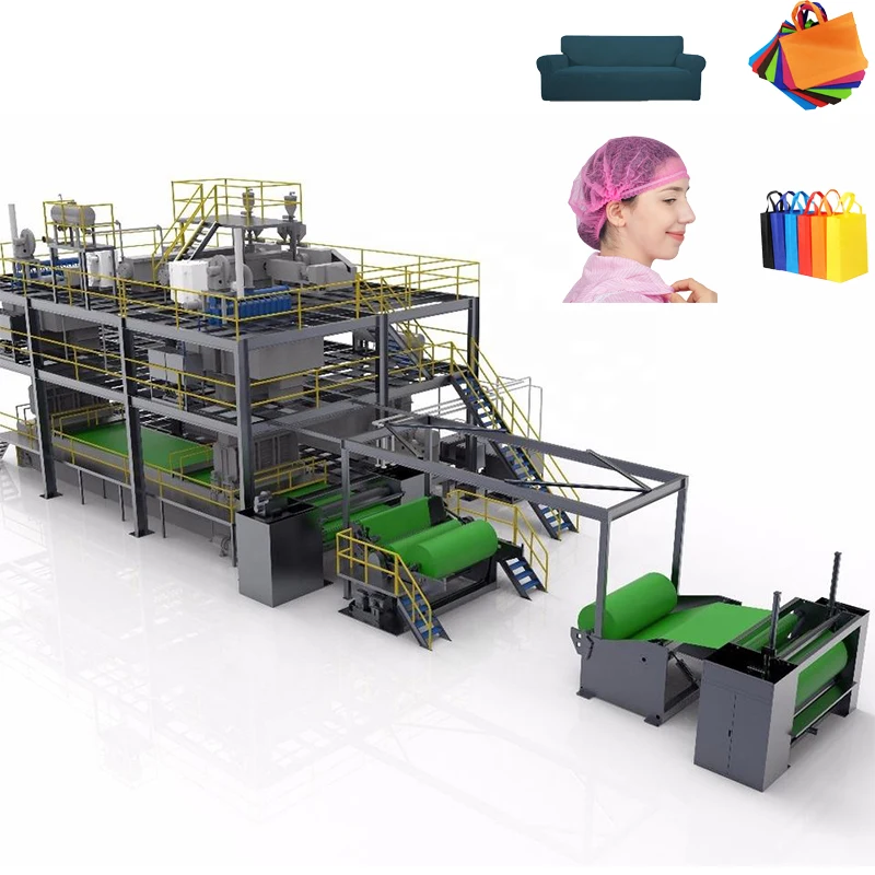 Factory Direct Sales Non Woven Fabric Machine Productive Line High Speed Multilayers Non Woven Fabrics Machine