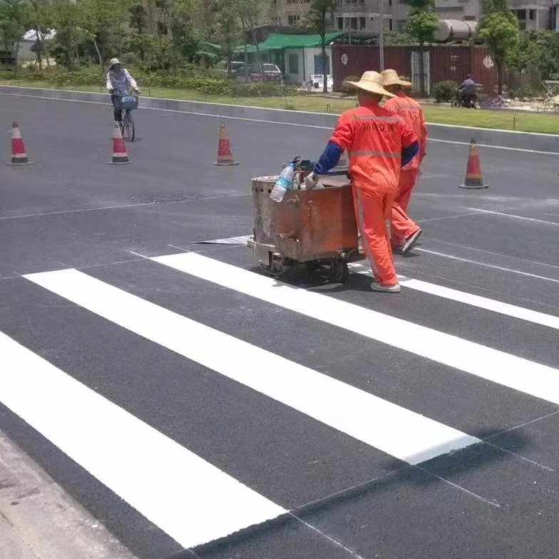 Hand Push Hot Melt Thermoplastic Painting Highway Road Line Marking Machine