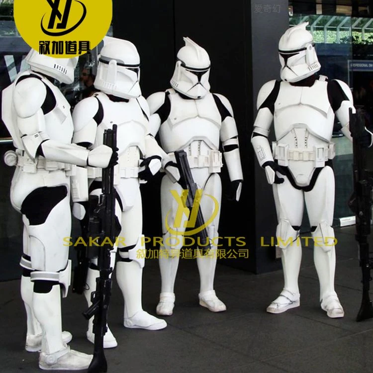 Realistic Wearing props Adult Costume Robot Suit Custom Star the Wars Stormtrooper Costume