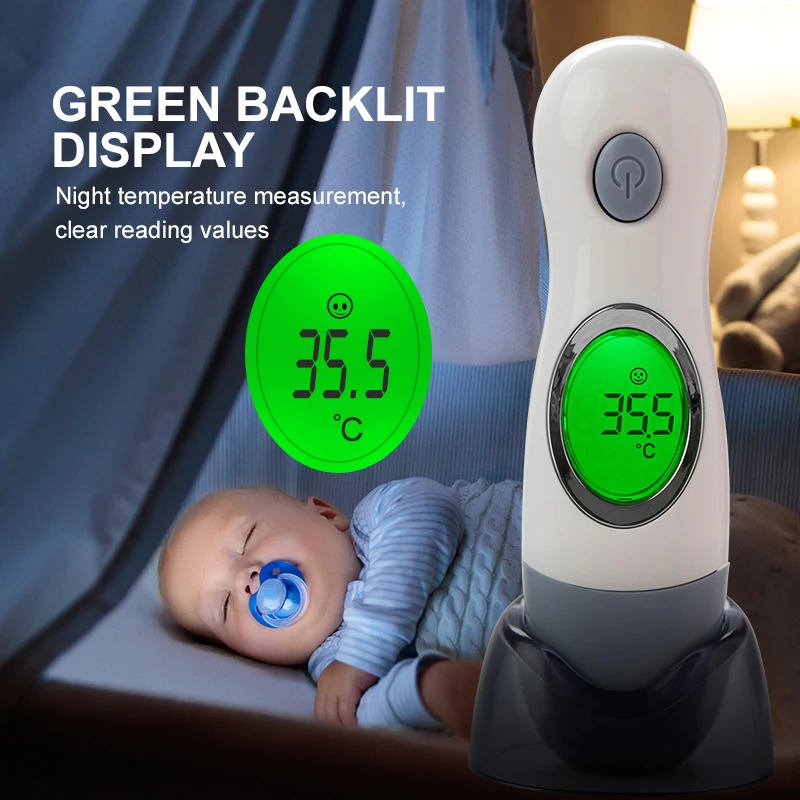 CE approved 4 in 1 medical  infrared ear and forehead baby adult thermometer