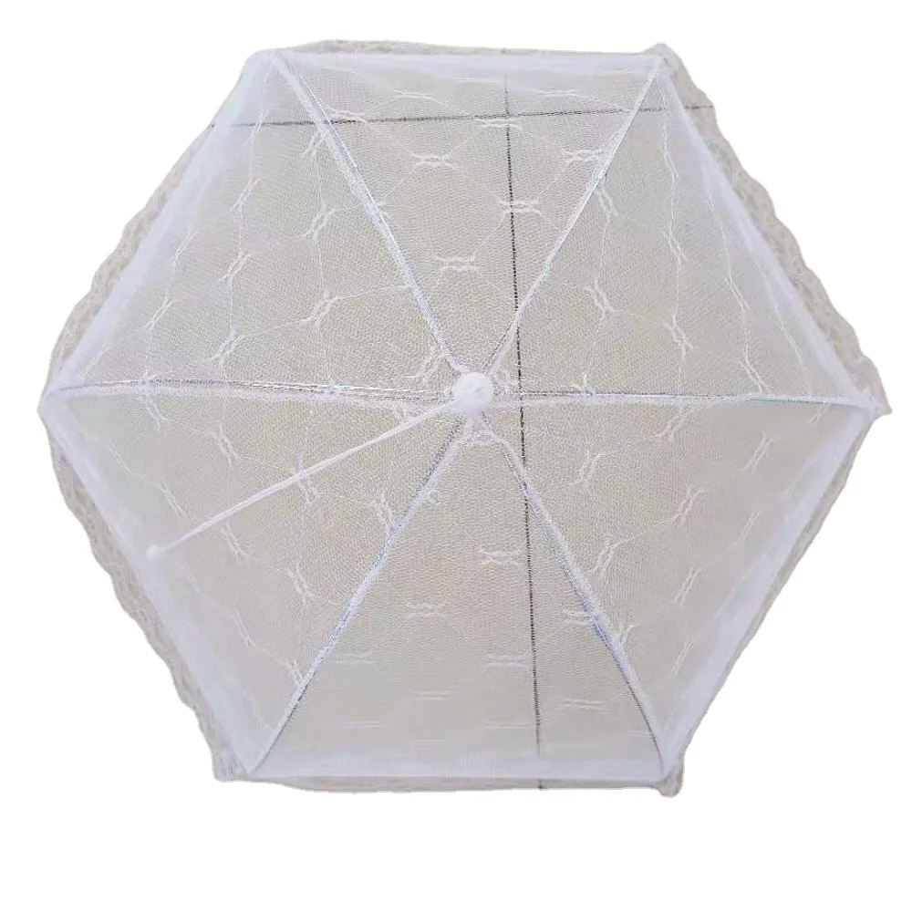 Folded easy carrying Luxury Home Netting umbrella net Mesh food cover net Top Fabric
