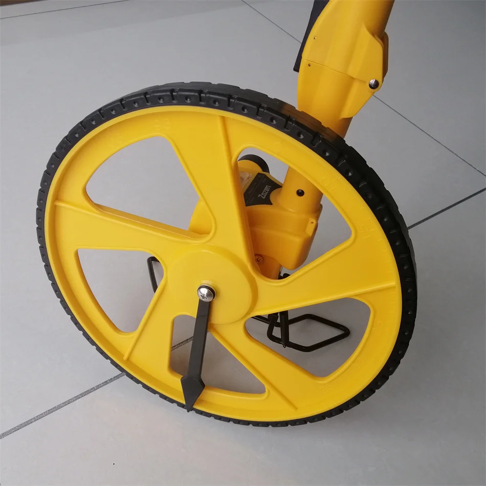 Industrial Grade 318mm Mechanical Meter Walking Wheels Durable Distance Measurement
