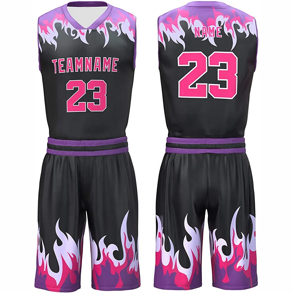 
Custom Athletic Basketball Jersey Uniform Tank Top Shirt & Short for Men/Youth/Women,Big Size 