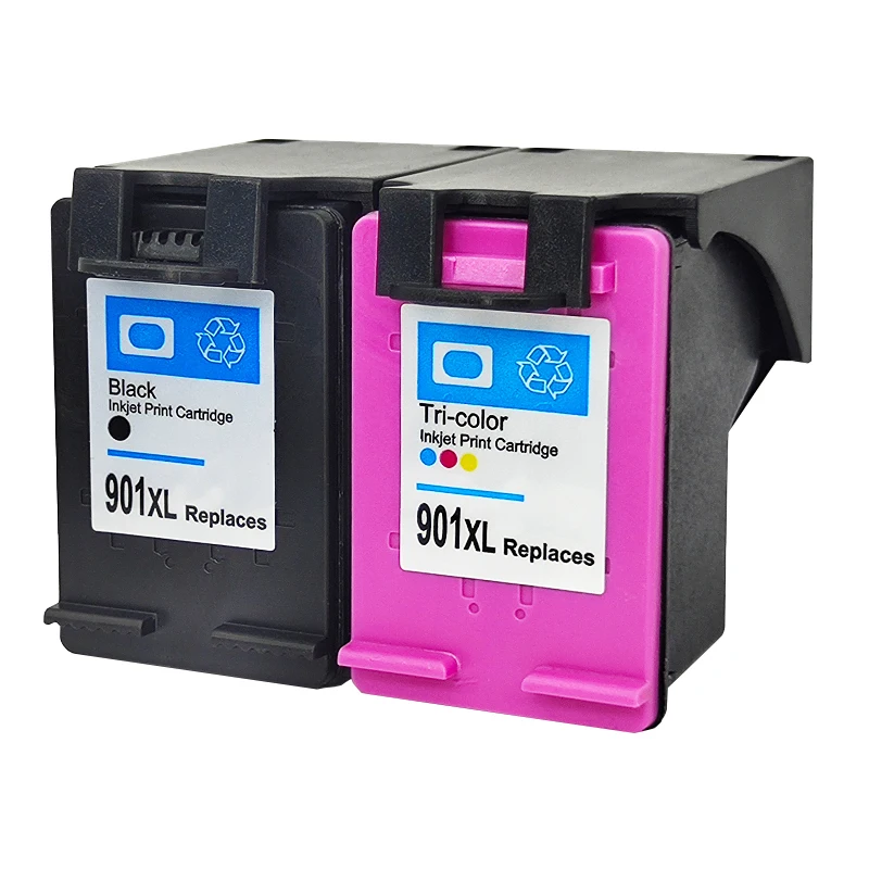 Compatible HP 901XL 901 XL ink cartridge for CC653AA CC656A CC654AE OfficejetJ 4580 J4660 J4680