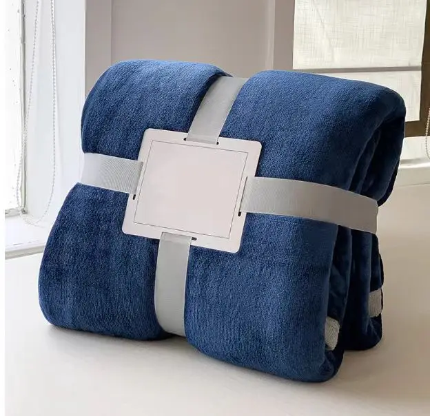 Custom Plush Fleece Blankets For Winter Striped Chunky Polar  Fleece Blankets For Winter  Sofa