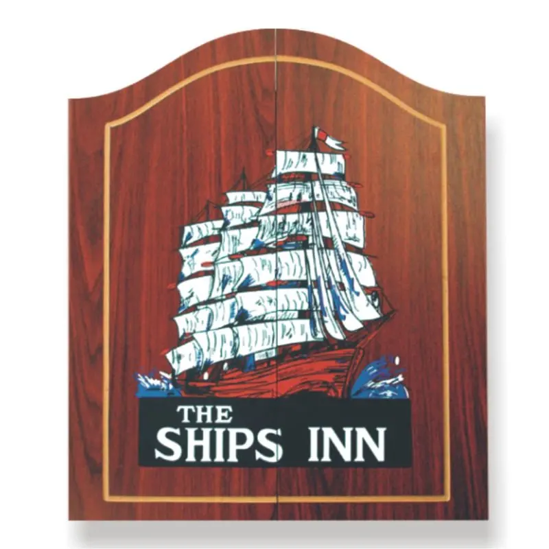 Dazzlingly stylish Custom Mdf modern display Solid Wood dartboard cabinet For Dart Game Product