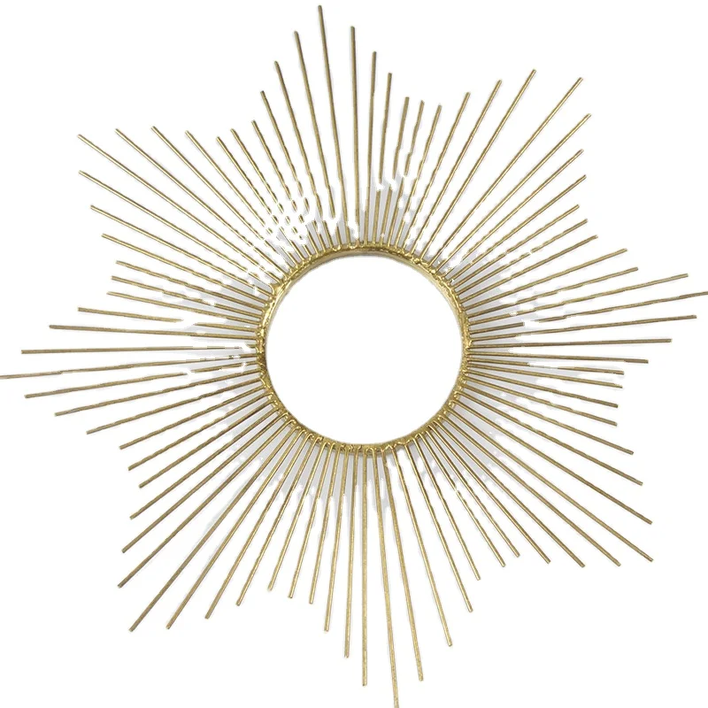 Профессиональный производитель дешевые современные декоративные железные настенные зеркала