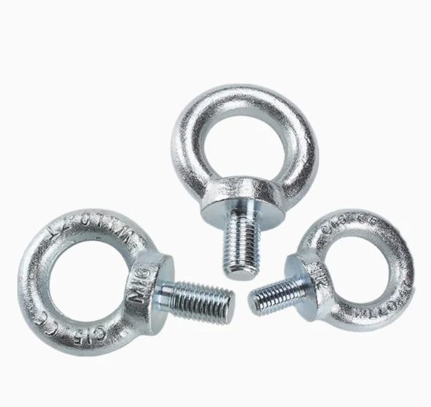 DIN 580-2018 National Standard Stainless Steel and Brass Screw Lifting Ring M8 M6 M10 M12 Threads 20mm Length