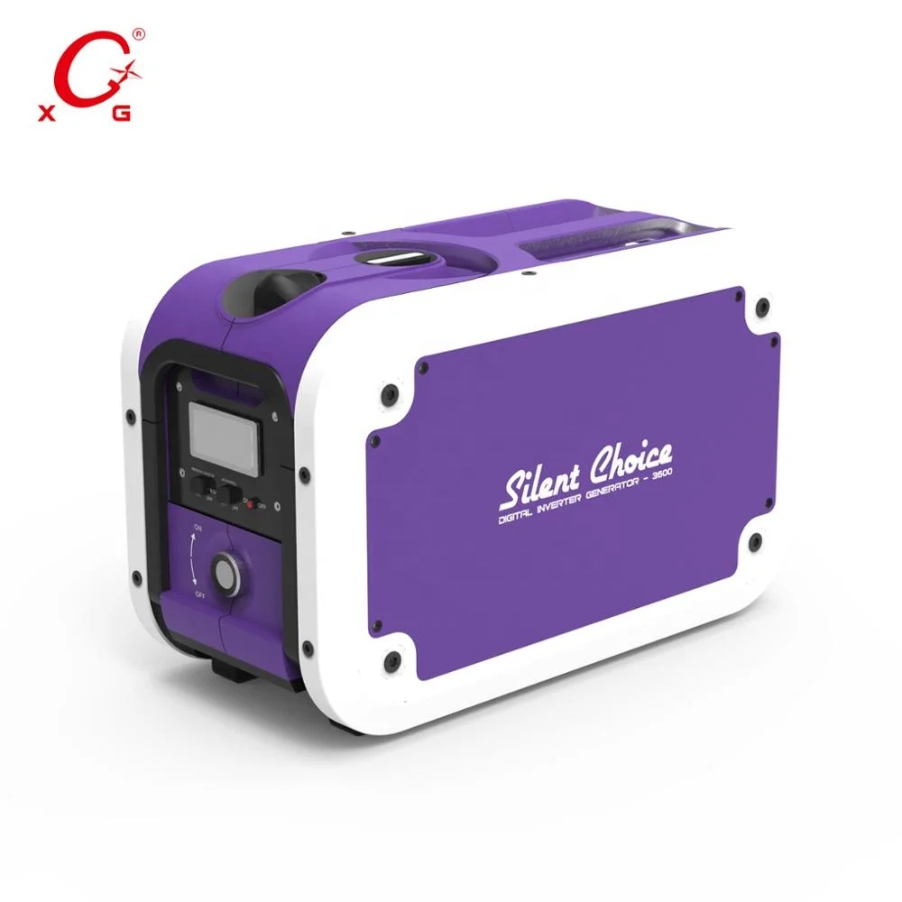 Silent Gasoline 4.0kVA Generator 3600W Dual Fuel Outdoor Inverter Generator Electric Start Backup Portable 120/240V