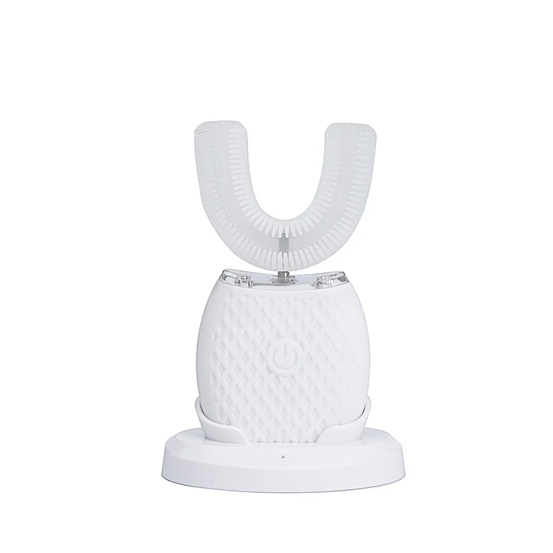 2020 электрическая зубная щетка U-образная электрическая зубная щетка Кремниевая 360 градусов Автоматическая Беспроводная Ультразвуковая электрическая зубная щетка