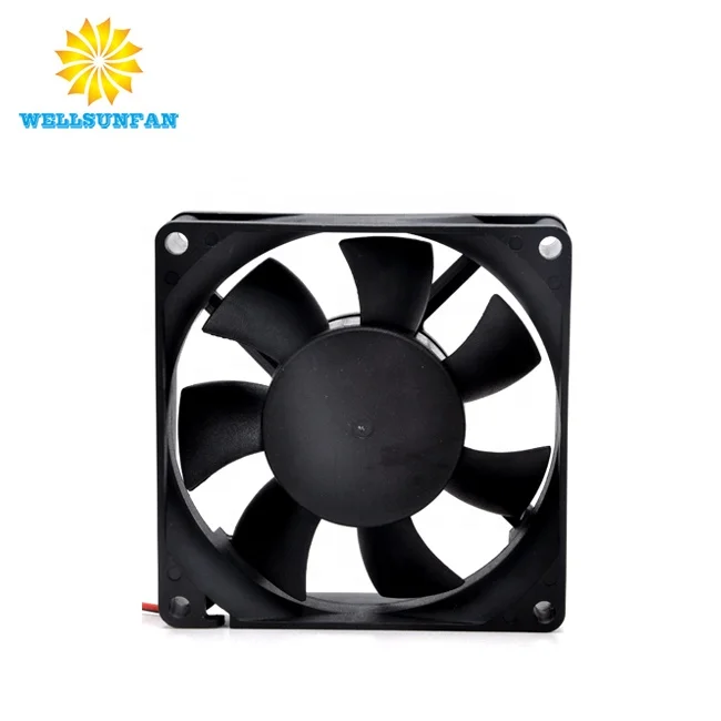 WellSunFan OEM ODM 8025 с высоким воздушным потоком DF802512HB 80x80x25 мм шарикоподшипник 12 В DC охлаждающий осевой вентилятор
