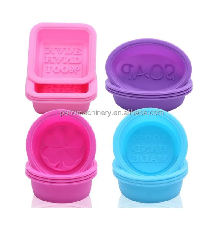 Small handmade essential oil soap silicone mould