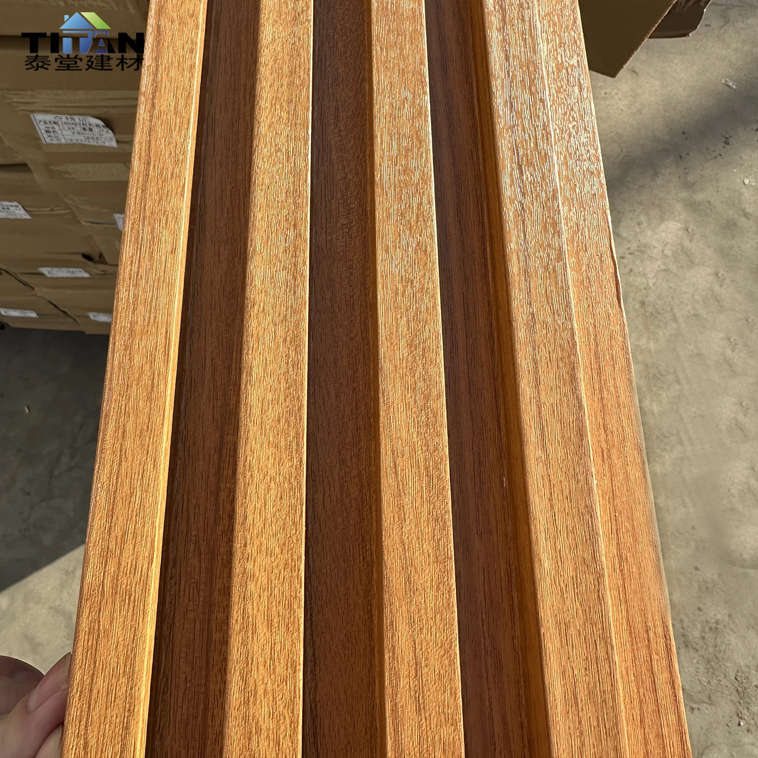 Tasseau Mural Pvc Partition Timber Tube Paneles Lambrin Para Pared De Pvc Exterior