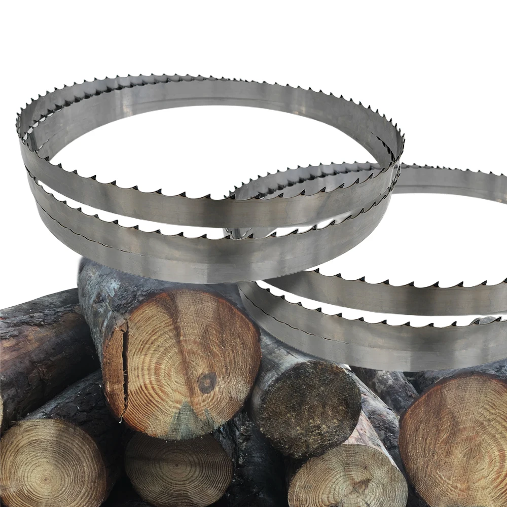 sawmill accessories wood band saw blade 158inch 7/8 teeth distance wood cutting saw blade