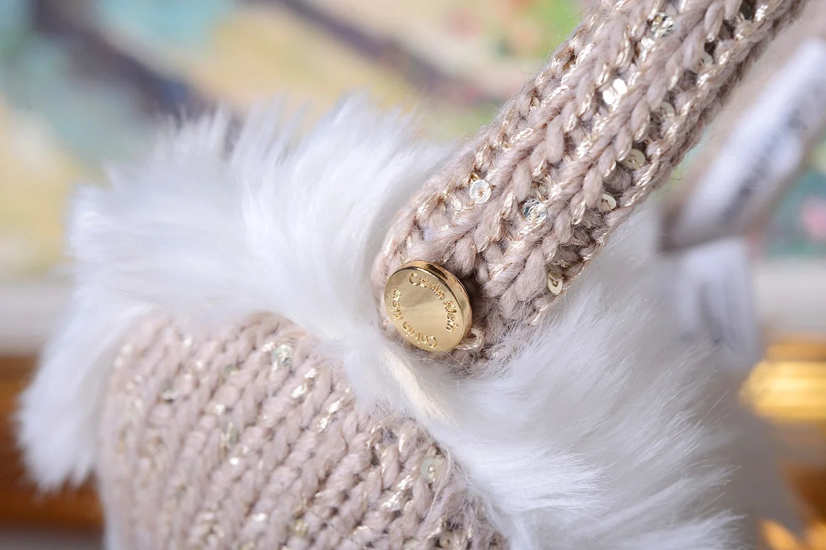 Winter warm earmuffs ladies foldable earmuffs cute version plush plus velvet windproof ear warmer