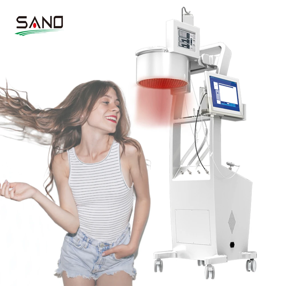 SANO Laser New Hair Growth Diode Laser Helmet Machine With Japan Imported Laser Lights